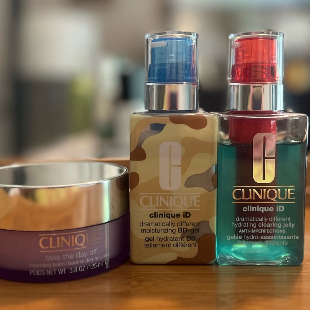 Clinique iD Skincare Trio - Purple, Gold, Red